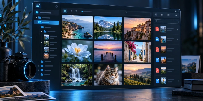 Dharma Gallery: вложенные альбомы фотографий и документов в интерфейсе Joomla