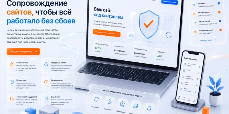 Сопровождение сайта